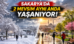Sakarya 2 mevsimi birden yaşıyor!