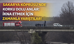 Sakarya Köprüsü’nde Korku Dolu Anlar: İkna Etmek İçin Zamanla Yarıştılar