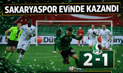 Sakaryaspor evinde kazandı!