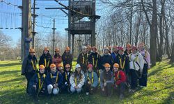 SAÜ’lü gençler Macera Park’ta kamp deneyimi yaşadı