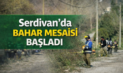 Serdivan’da Bahar Mesaisi Başladı