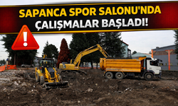 Sapanca Spor Salonu’nda çalışmalar başladı!