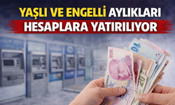 Yaşlı ve engelli aylıkları hesaplara yatırılmaya başlandı