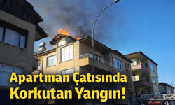 Geyve’de Apartman Çatısında Yangın Çıktı!