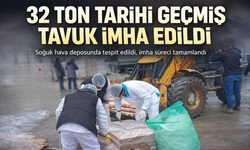 32 Ton Son Kullanma Tarihi Geçmiş Tavuk İmha Edildi