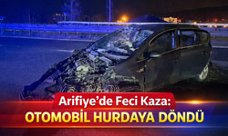 Arifiye’de Feci Kaza