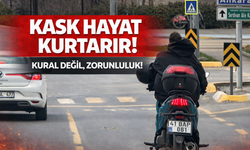 Pes artık! Hayat kurtaracak kaskı kolunda taşıdı...