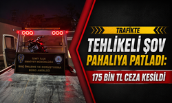Trafiği Tehlikeye Atan Motosiklet Sürücüsüne 175 Bin TL Ceza