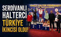 Serdivanlı Halterci Türkiye İkincisi Oldu