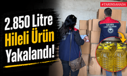 Taklit ve Tağşişe Sıfır Tolerans: 2.850 Litre Hileli Ürün Yakalandı!