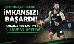 Sakarya BŞB Basketbol 1. Lig’e yükseldi: Şehrin çocuklarından tarihi başarı