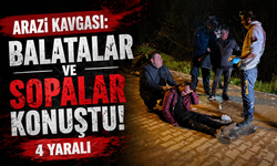 Arazi kavgası: Baltalar ve sopalar konuştu, 4 yaralı
