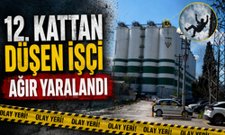 12. kattan düşen işçi ağır yaralandı