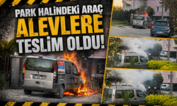 Park Halindeki Araç Alevlere Teslim Oldu