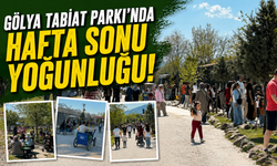 Gölya Tabiat Parkı’nda hafta sonu yoğunluğu