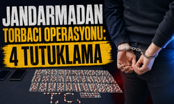 Jandarmadan torbacı operasyonu: 4 tutuklama