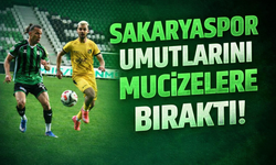 Sakaryaspor umutlarını mucizelere bıraktı