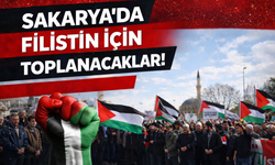 Sakarya'da Filistin için toplanacaklar!