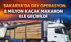 8 milyon adet kaçak makaron ele geçirildi