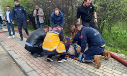 Can pazarında korku dolu anlar kameraya yansıdı