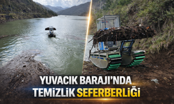 Yuvacık Barajı’nda temizlik seferberliği