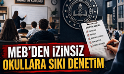 MEB’den izinsiz okullara sıkı denetim: valiliklere yazı gönderildi