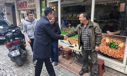 Güne Esnaf Ziyaretiyle Başladı