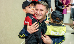 Miniklerden Polislere Anlamlı Ziyaret! 181. Kuruluş Yılında Duygusal Anlar