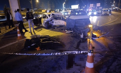 Emniyet şeridinde durdu canından oldu!