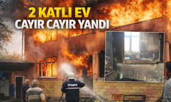Hendek’te Korkutan Yangın! İki Katlı Binada Alevler Yükseldi