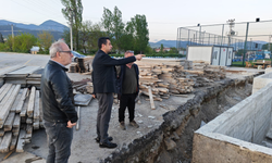Pamukova'da yapılacak olan spor kompleksi yerinde incelendi