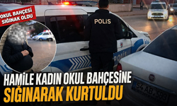 Şiddete uğrayan hamile kadın okul bahçesine sığındı