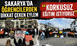 “Korkusuz Eğitim İstiyoruz” Diyen Öğrenciler Eylem Yaptı!