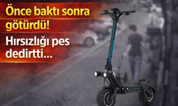 Önce baktı sonra alıp götürdü! Hırsızlığı pes dedirtti...