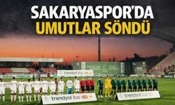 Sakaryaspor'da umutlar söndü!