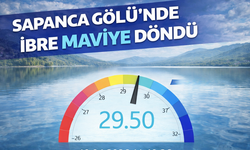 Sapanca Gölü'nde ibre maviye döndü
