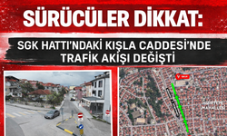 Sürücüler Dikkat: Kışla Caddesi’nde Trafik Akışı Değişti