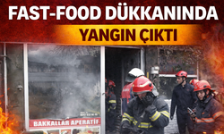Fast-Food Dükkânında Yangın: Facia Son Anda Önledi
