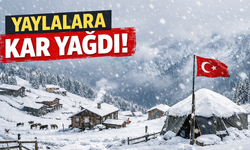 Nisan'da yaylalara kar sürprizi!