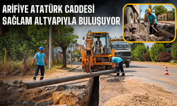 Arifiye Atatürk Caddesi sağlam altyapıyla buluşuyor