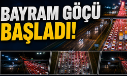 Otoyolların kesişim noktasında trafik durdu