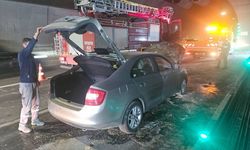 Bilecik'te seyir halindeki otomobilde çıkan yangın söndürüldü