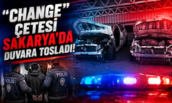 "Change" çetesi Sakarya'da duvara tosladı