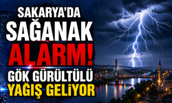 Sakarya’da Sağanak Alarmı! Gök Gürültülü Yağış Geliyor