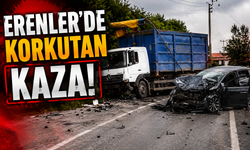 Erenler'de feci kaza! Paramparça oldular...