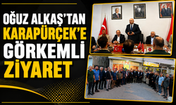 Oğuz Alkaş’tan Karapürçek’e Görkemli Ziyaret