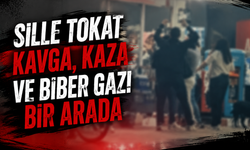Sille Tokat Kavga, Kaza ve Biber Gazı Bir Arada