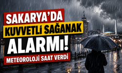 Sakarya’da Kuvvetli Sağanak Alarmı! Meteoroloji Saat Verdi