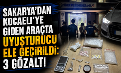 Sakarya’dan Kocaeli’ye Giden Araçta Uyuşturucu Ele Geçirildi: 3 Gözaltı