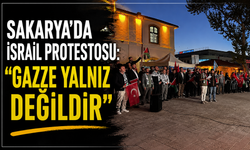 Sakarya’da İsrail Protestosu: “Gazze Yalnız Değildir”